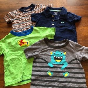 Boys 9 month short sleeve shirts